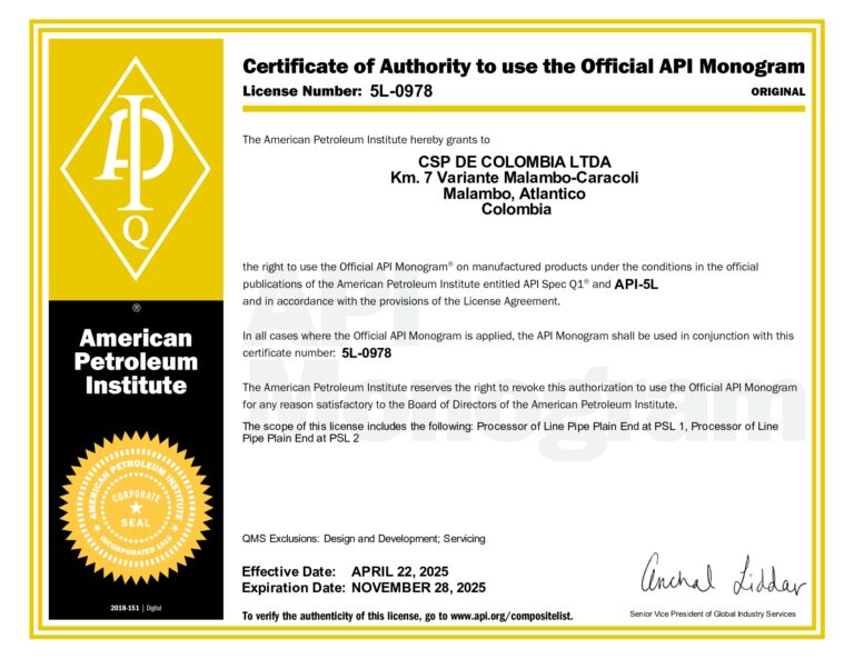 certificate 5l 0978 (abr nov 2025) page 0001